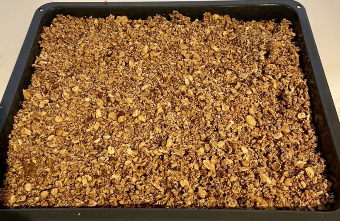 Granola frokostblanding ferdig varmebehandlet