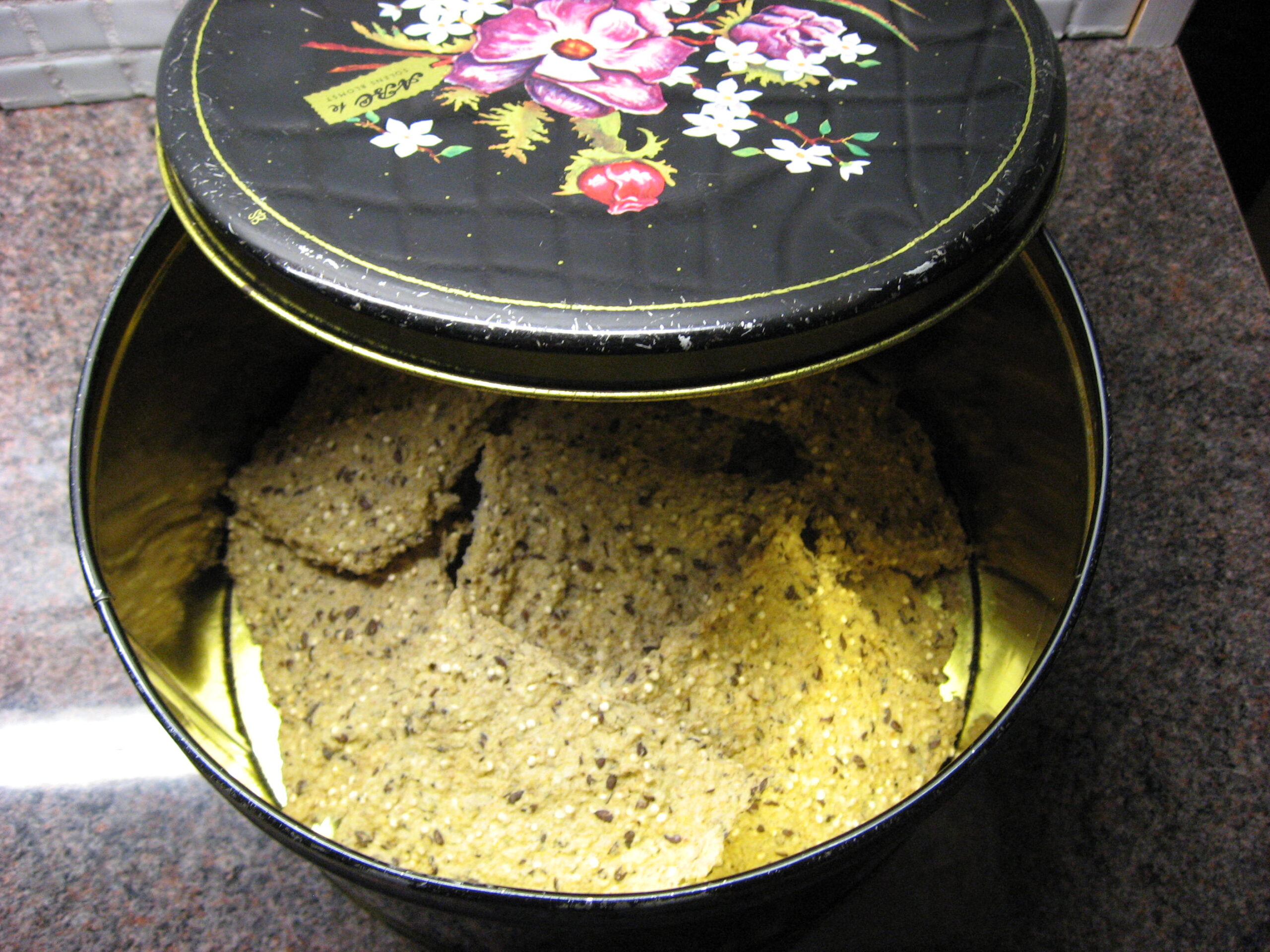 Mengde innhold i korn og frø som brukes i bakst